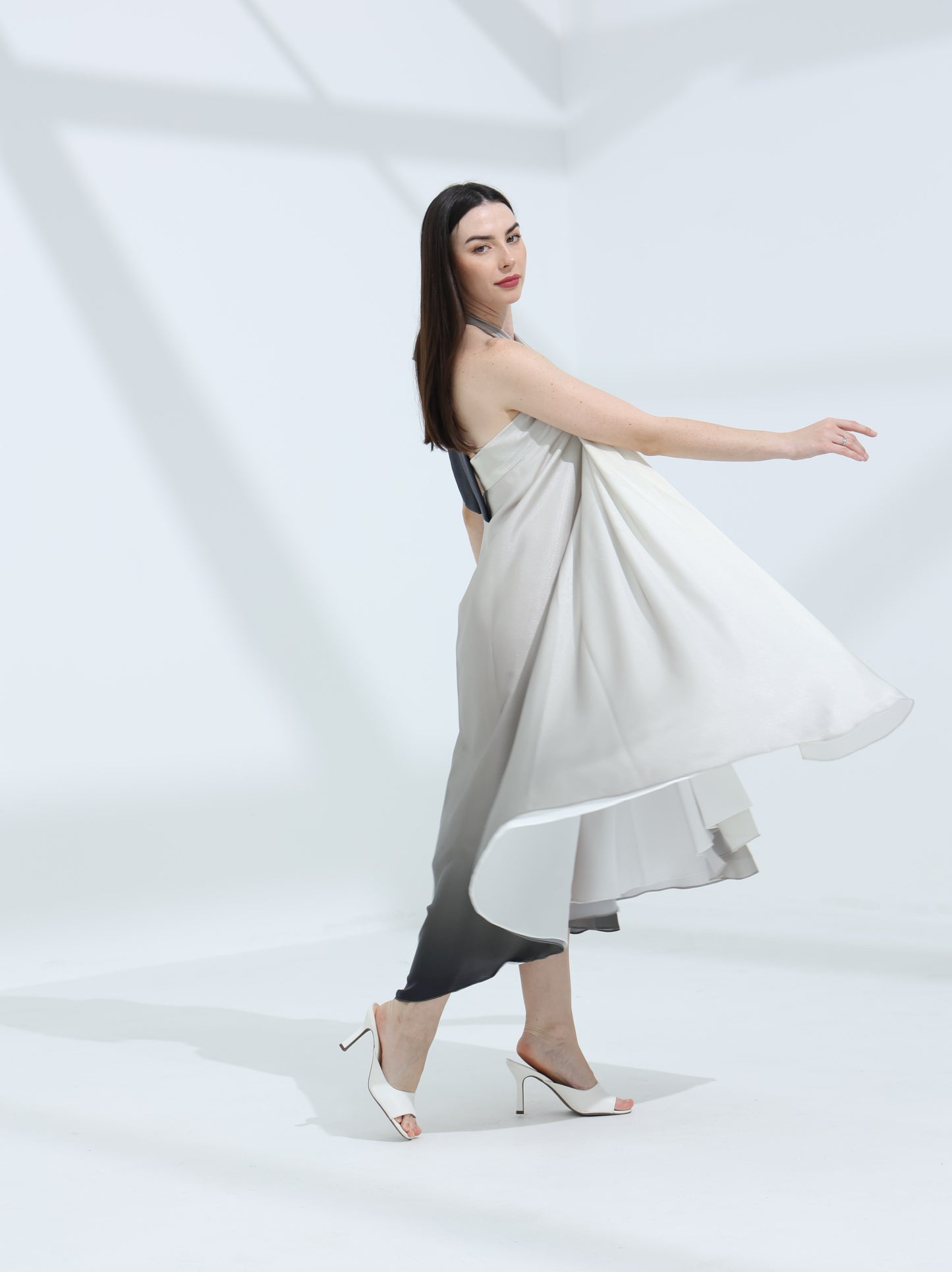 Silk Ombré Skirt | تنورة الاومبري الحرير