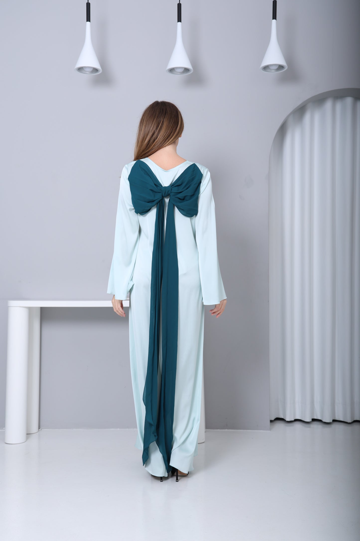Bow Dress | جلابية نفاس الفيونكه
