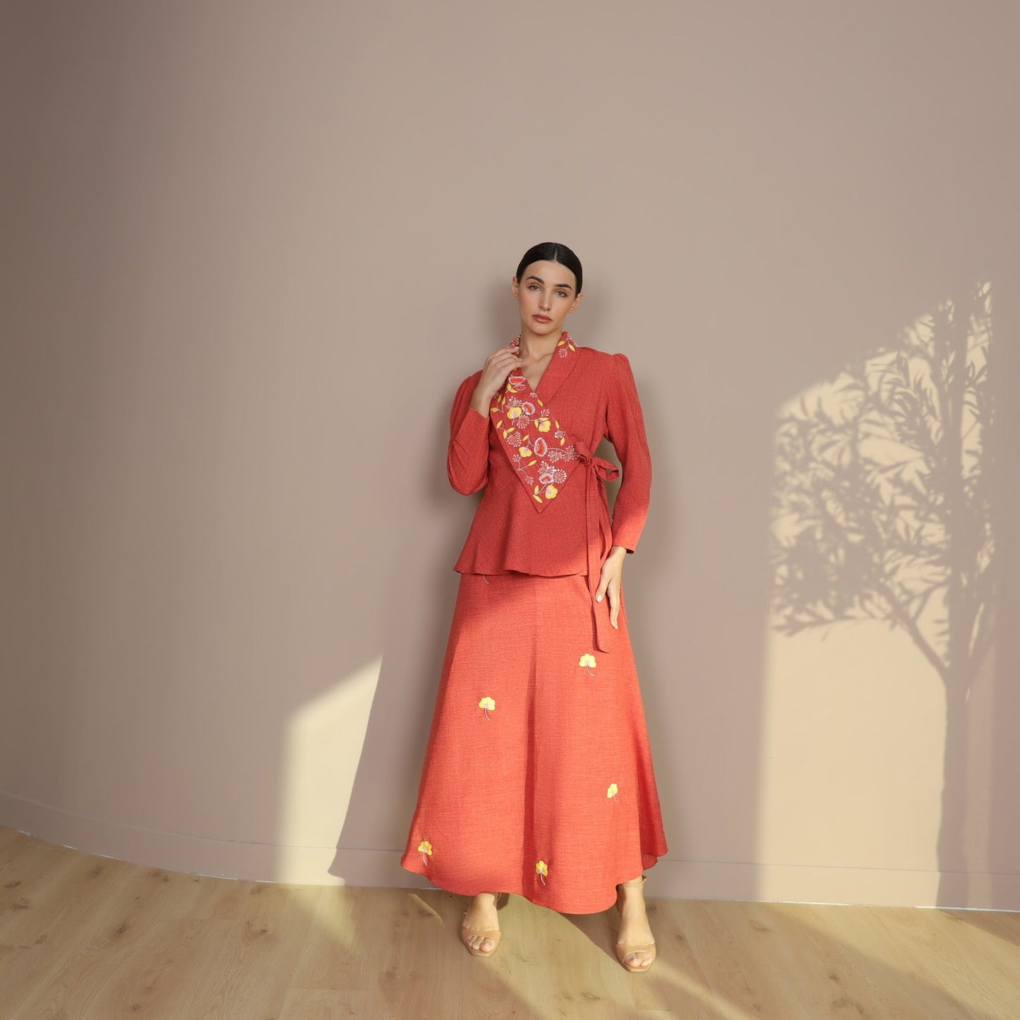 Liea Luxury Linen Skirt Set | طقم تنورة ليّا من اللينن الفاخ