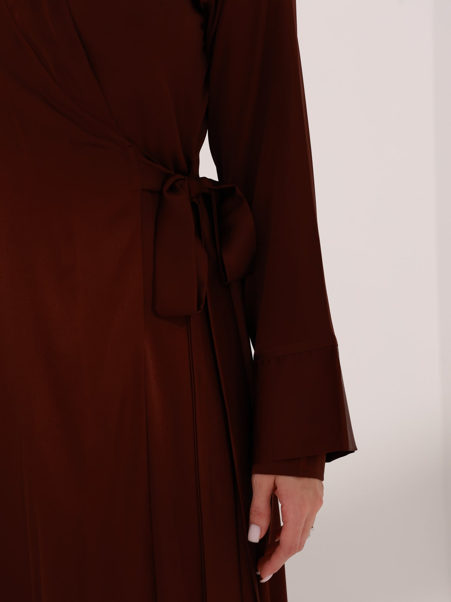 Yara Robe - chocolate brown