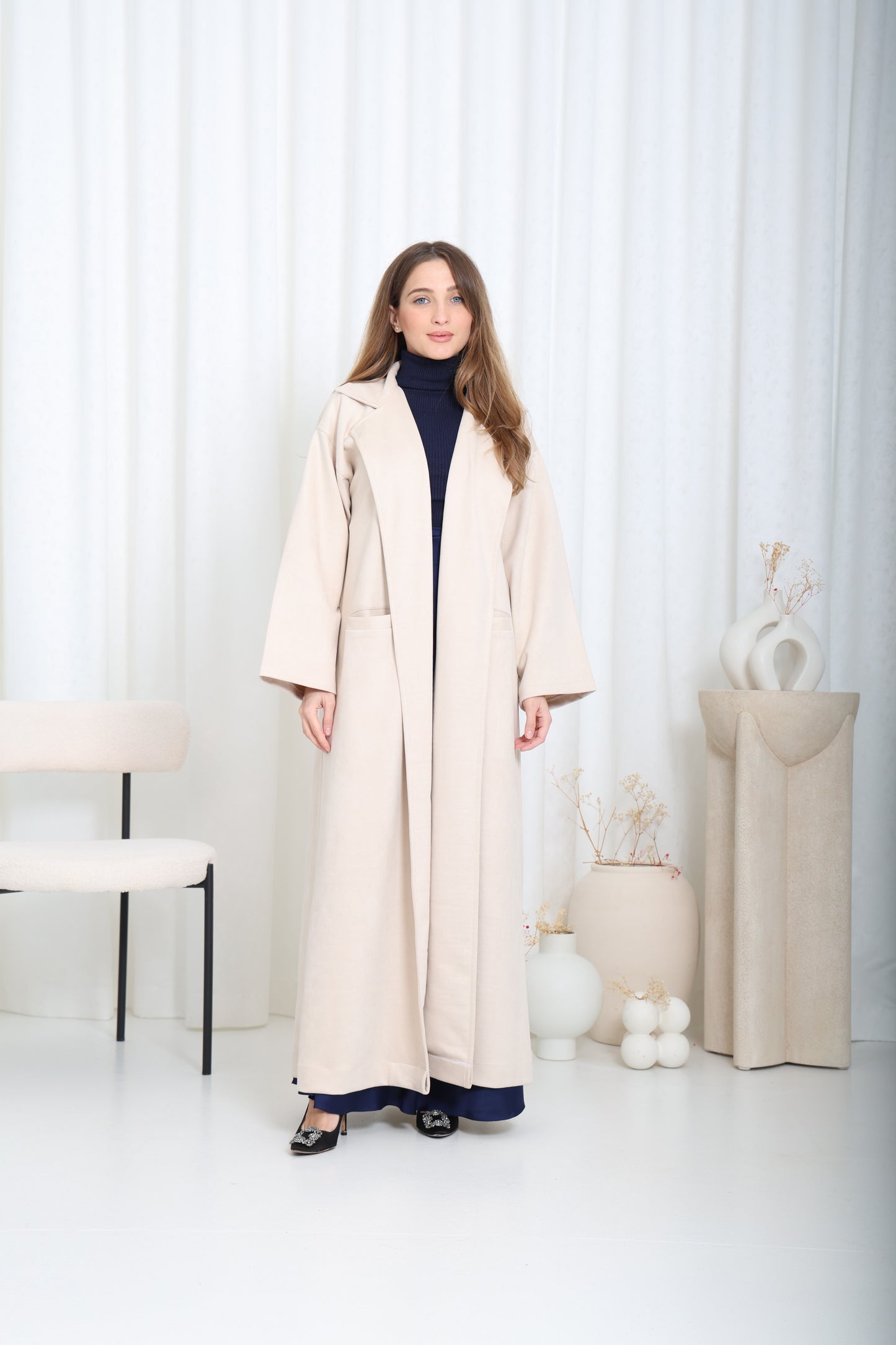 Classic coat - off white