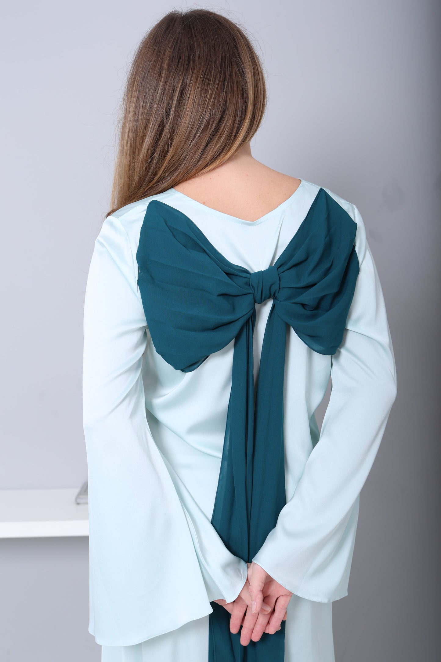 Bow Dress | جلابية نفاس الفيونكه
