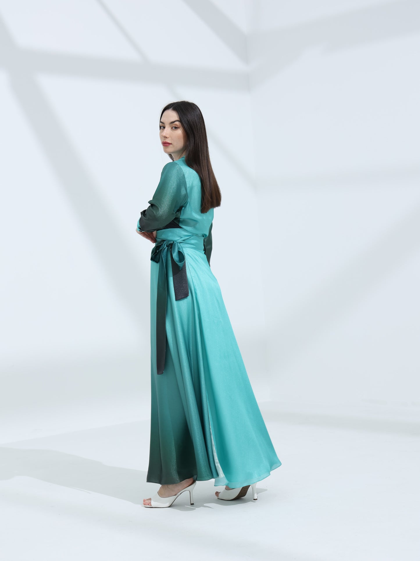 Silk ombré Skirt | تنورة الاومبري الحرير