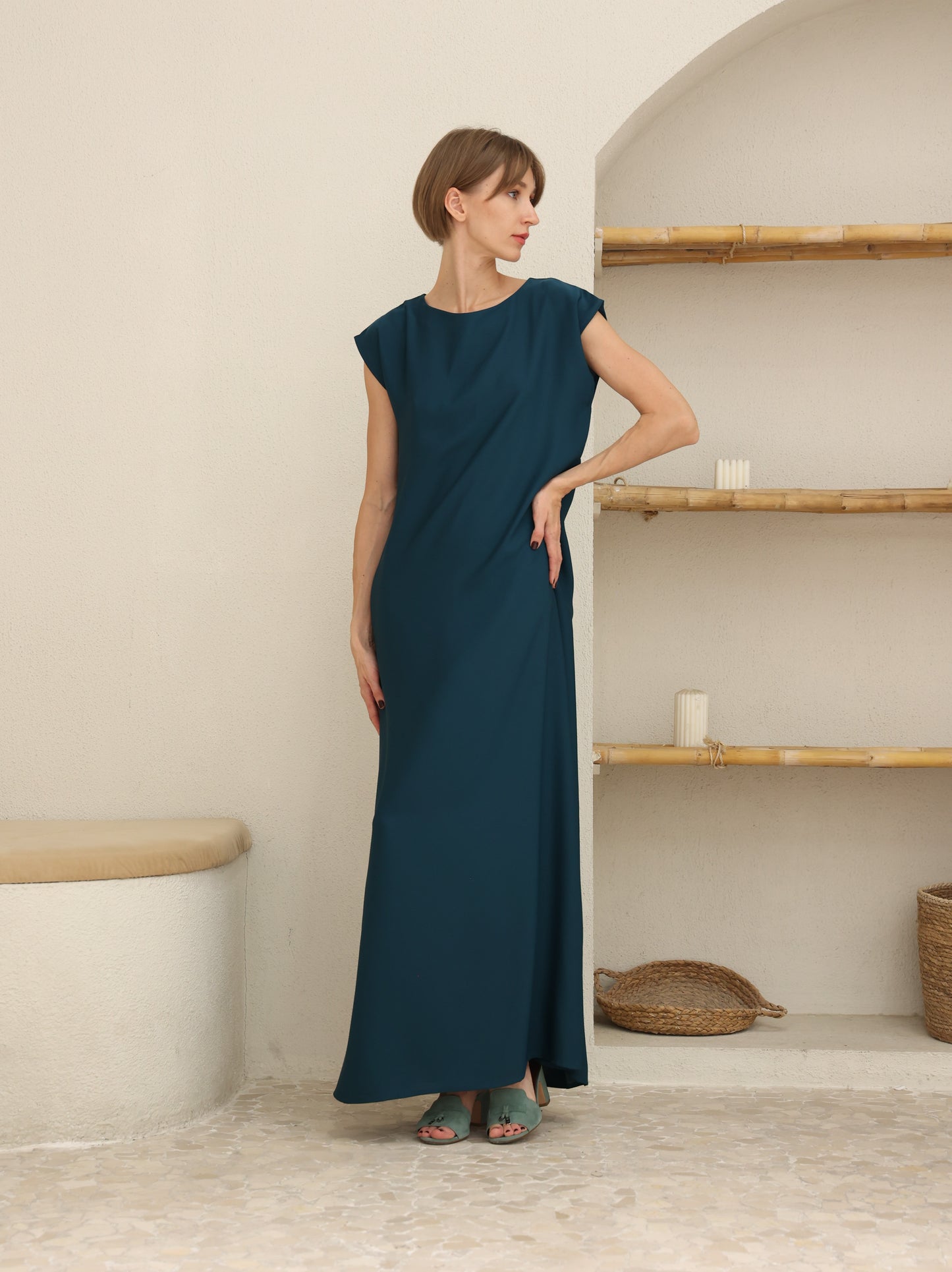 Ayla Dress | Ocean Blue
