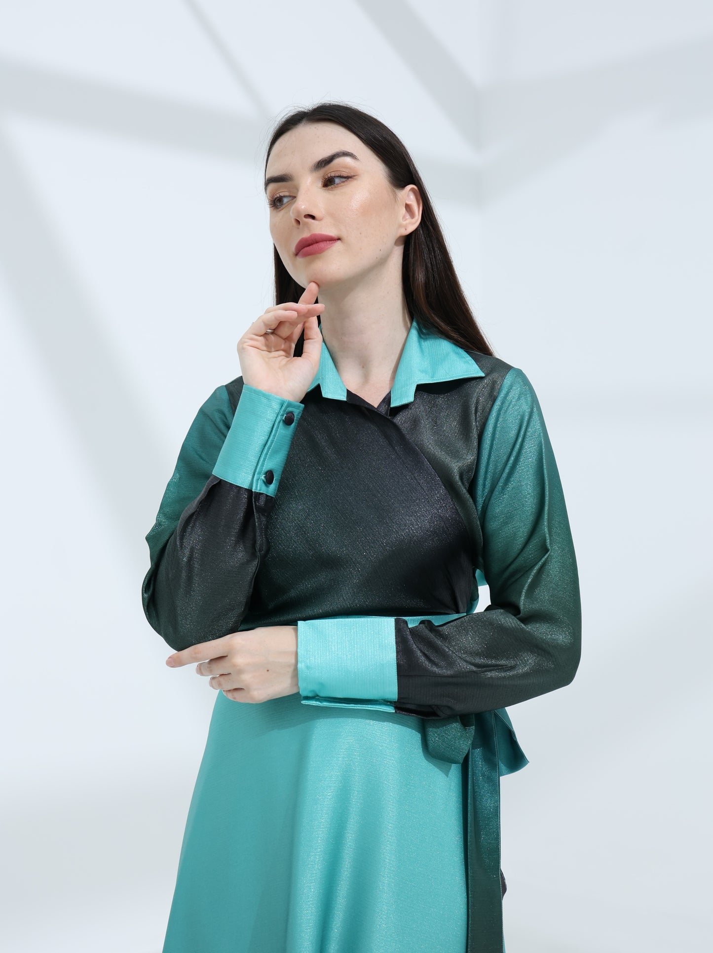 Silk ombré Skirt | تنورة الاومبري الحرير