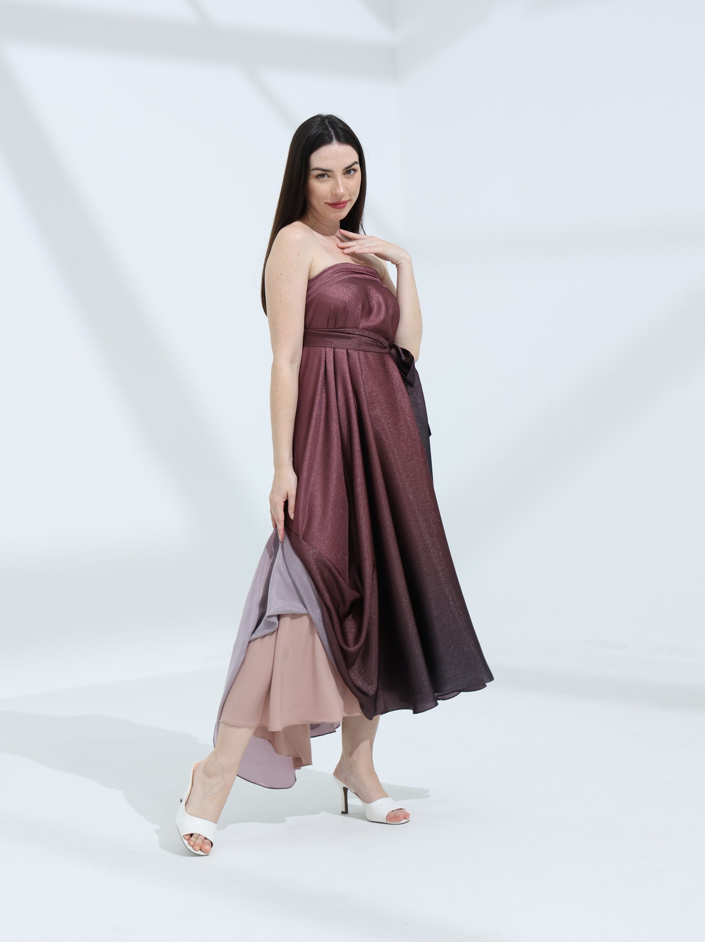 Silk ombré Skirt | تنورة الاومبري الحرير