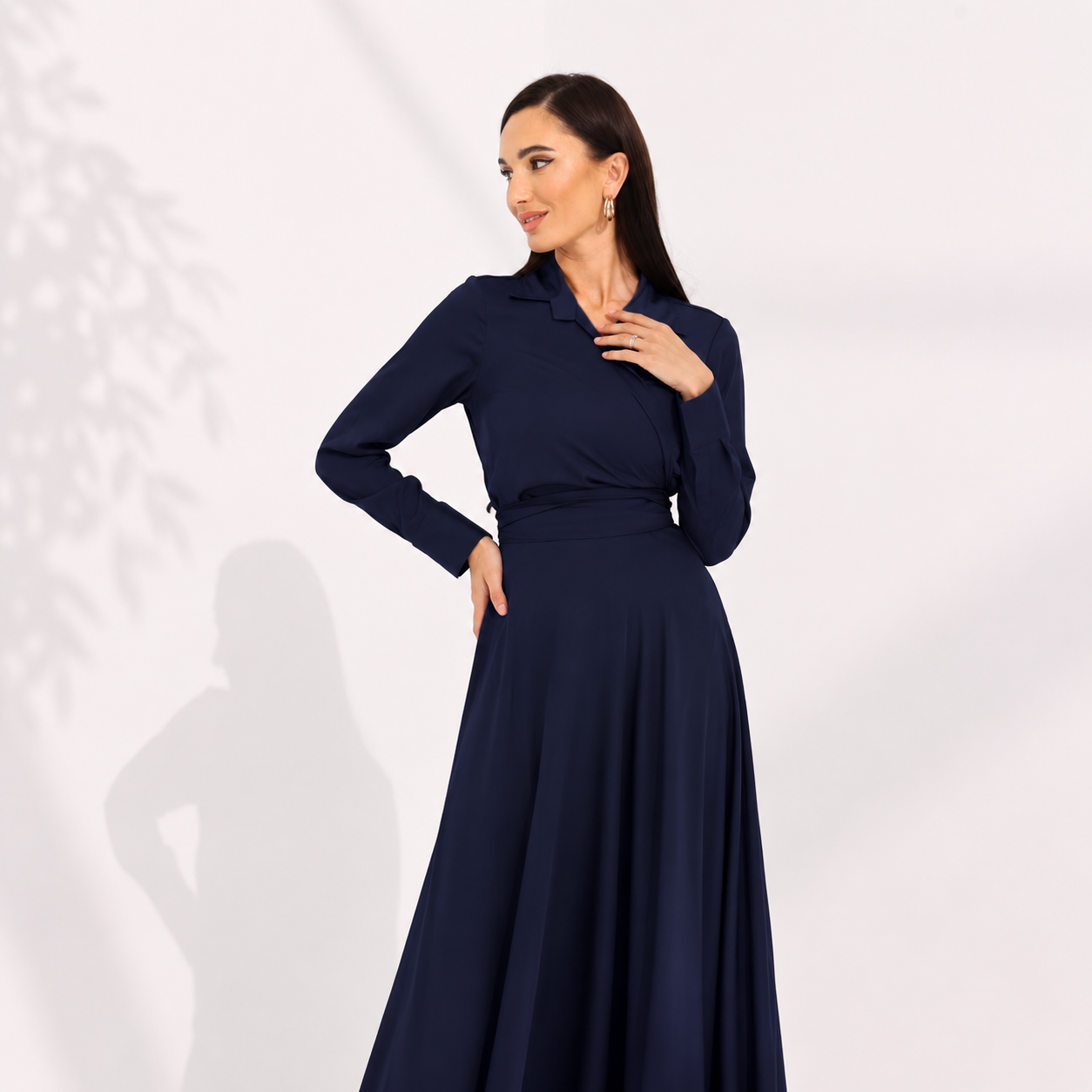 Soie Classic Skirt | Navy