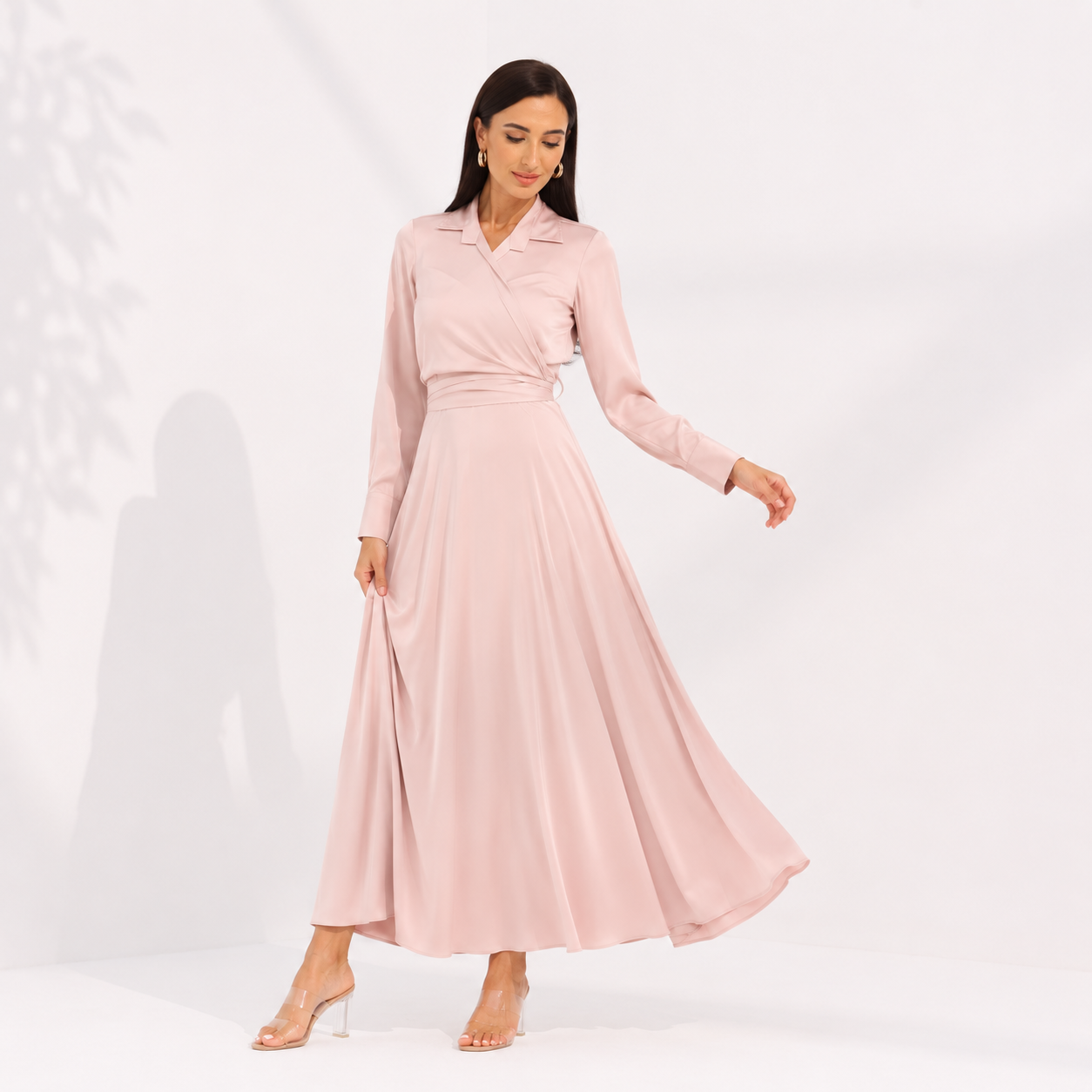 Soie Classic Skirt | Blush Pink