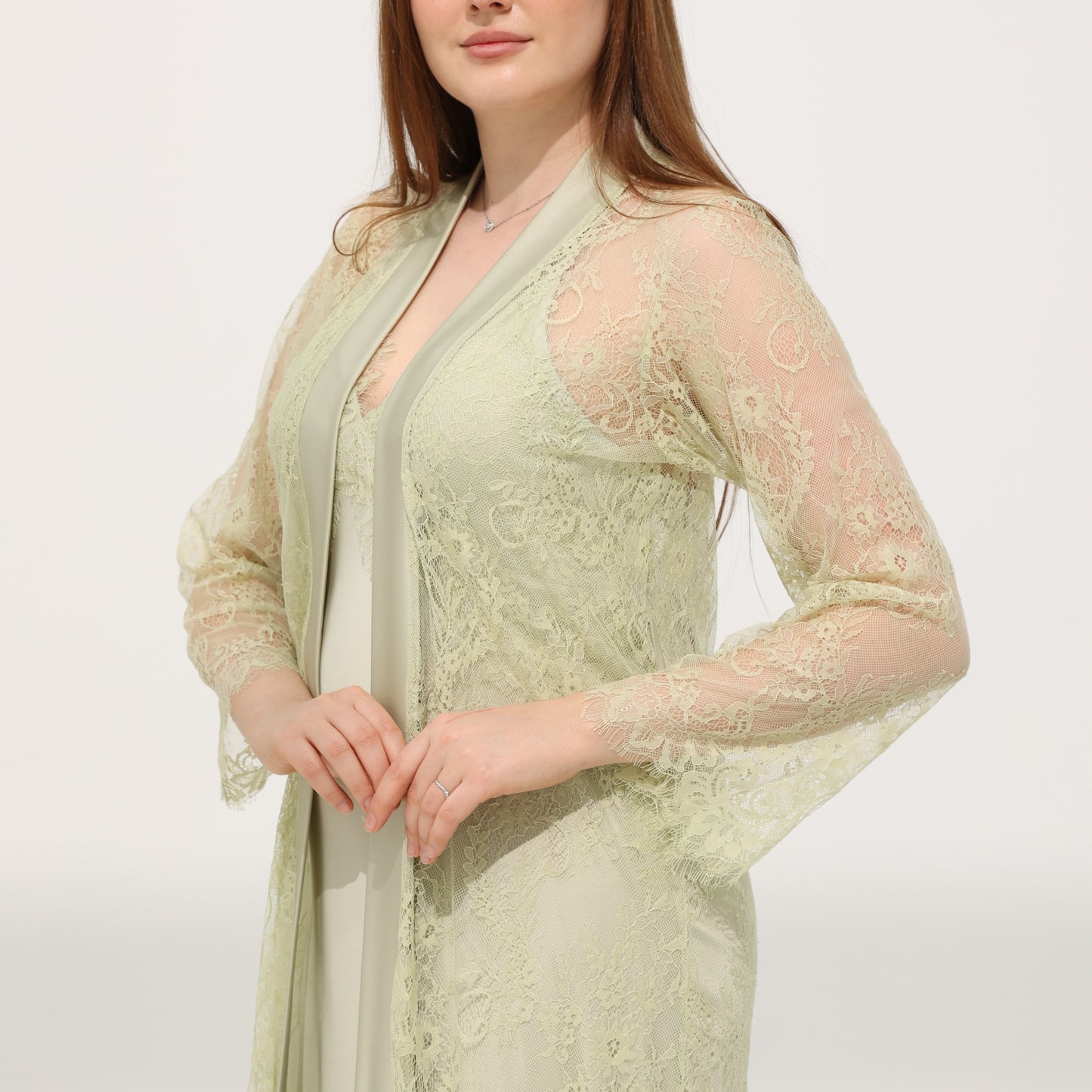 Delicate Lace nightwear - Mint green