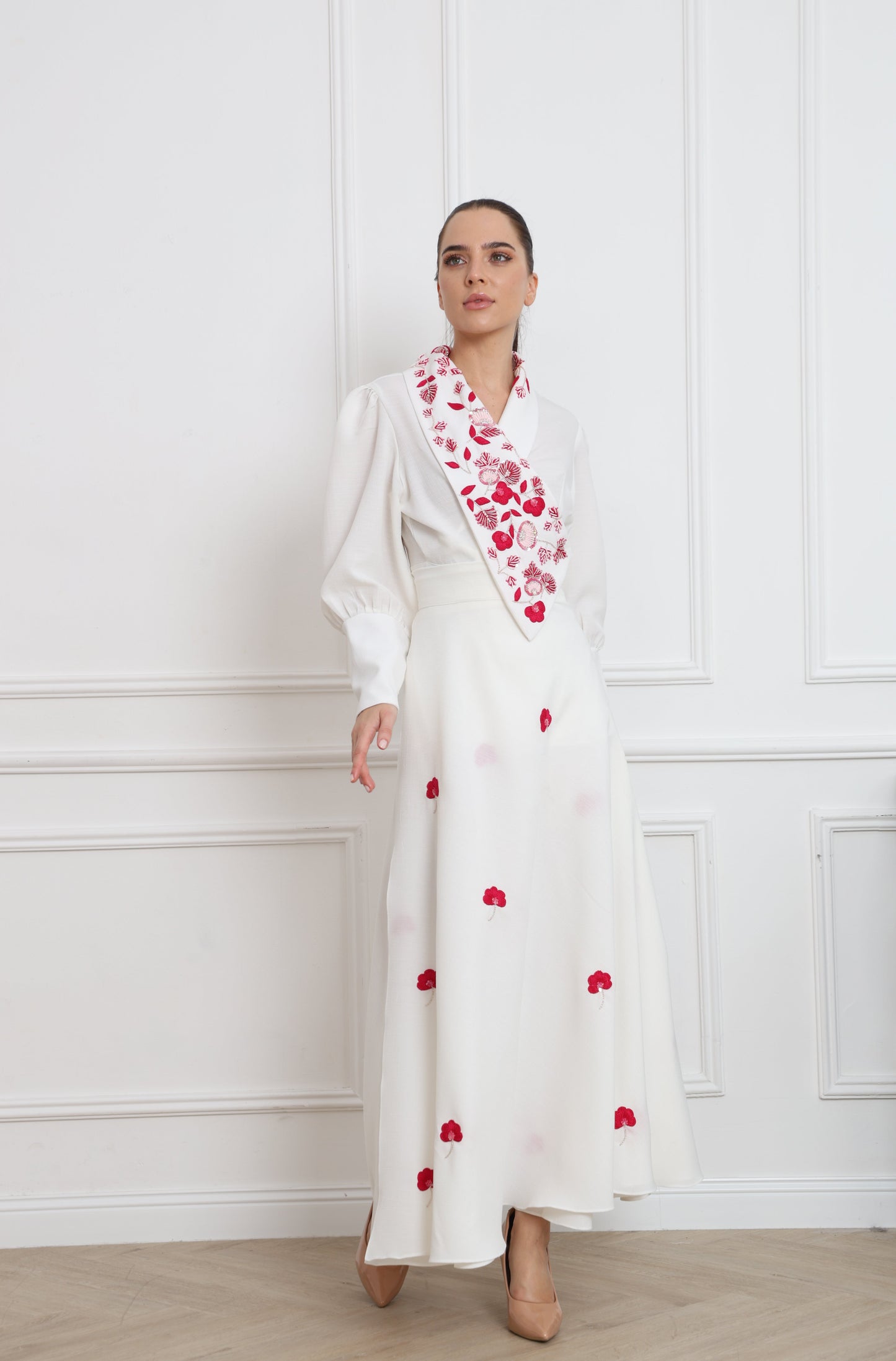 Liea Luxury Linen Skirt Set | طقم تنورة ليّا من اللينن الفاخر