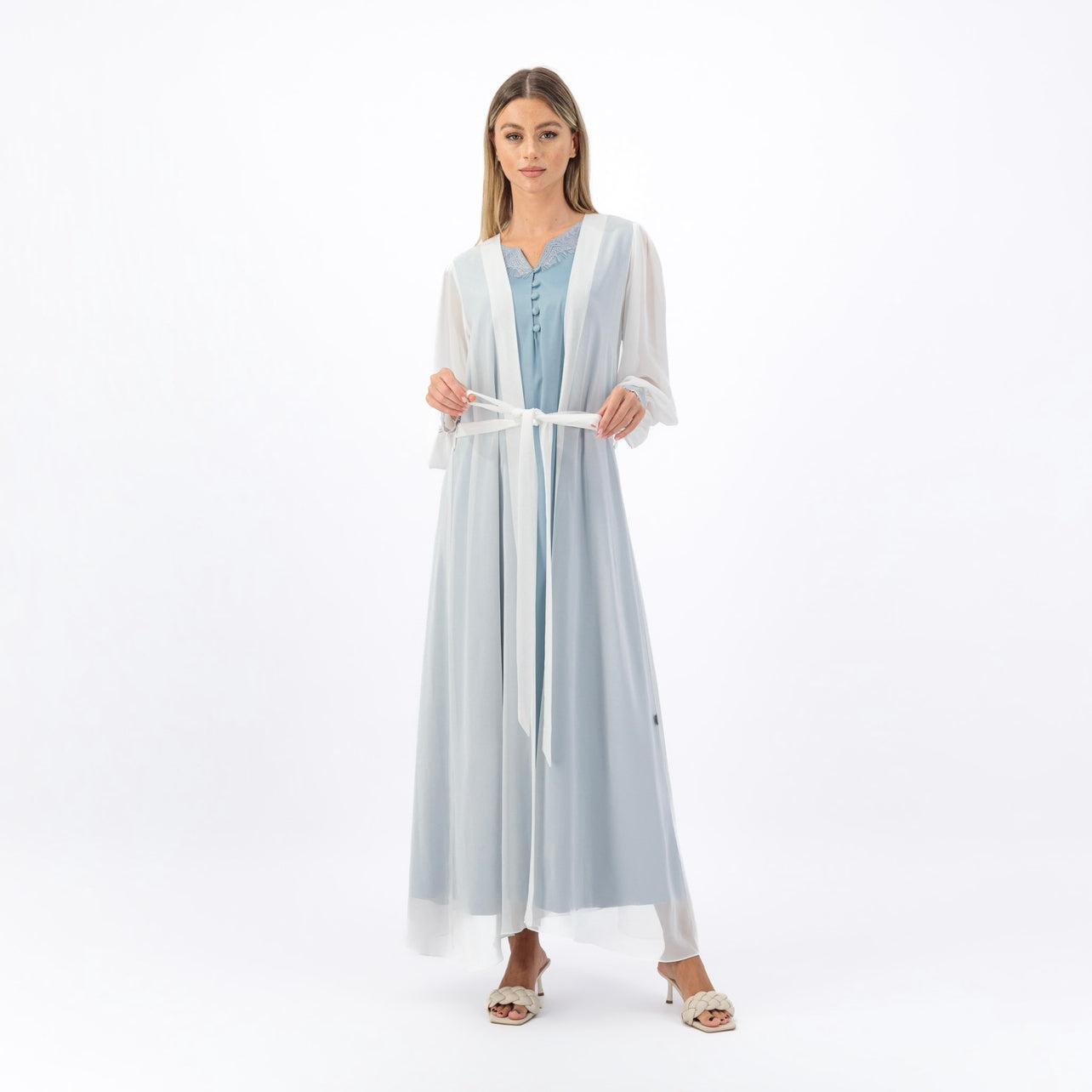 Lace | جلابية نفاس الدانتيل الناعم