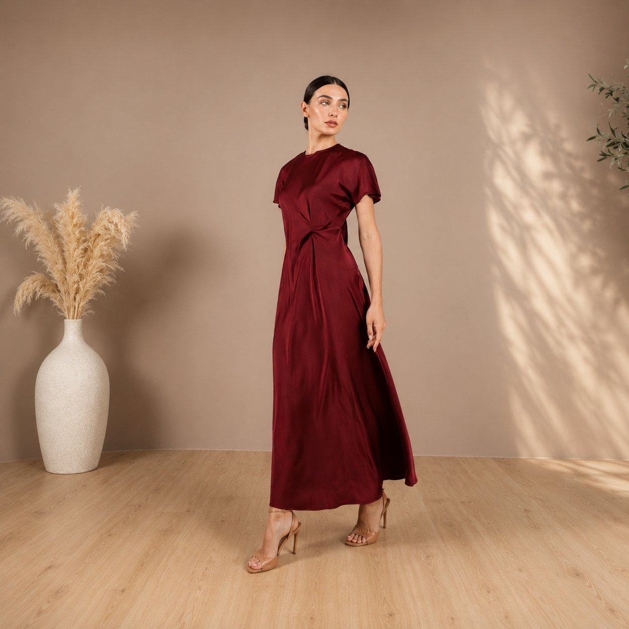 Star Dress |Burgundy