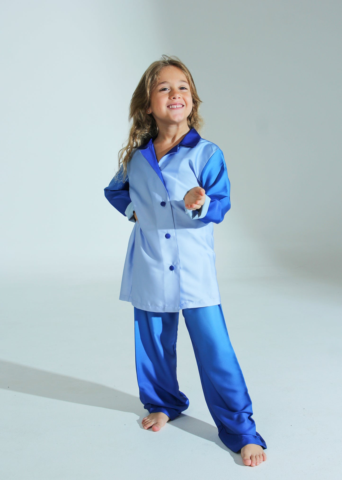 Ombré blue Pajama | بجامة اطفال بالاومبري الازرق