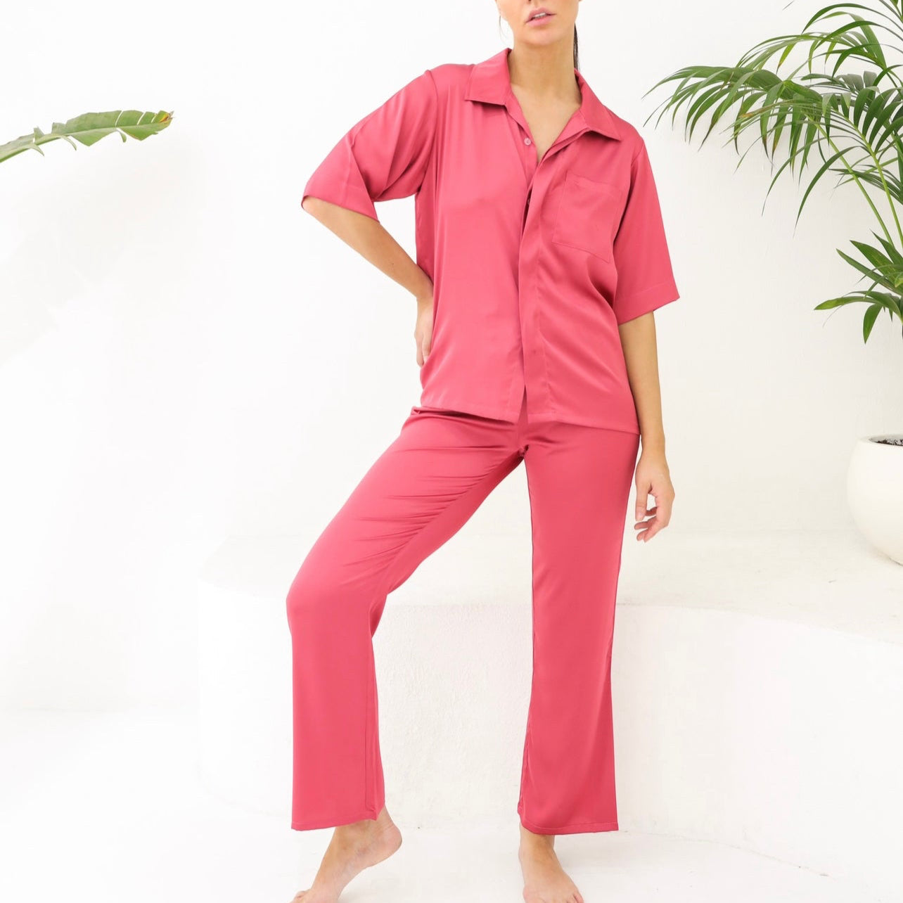 Casual pajama - بجامة حرير