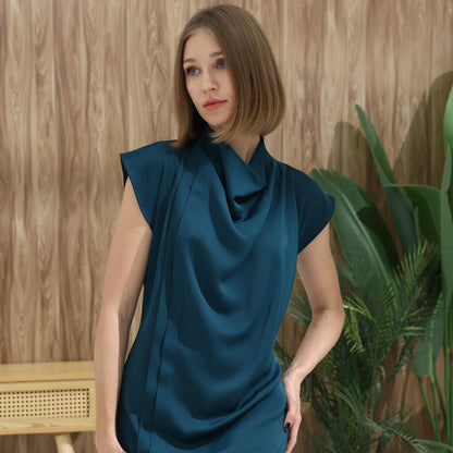 curved dress | ocean