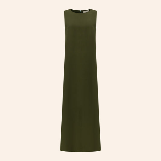 Classic dress | dark green