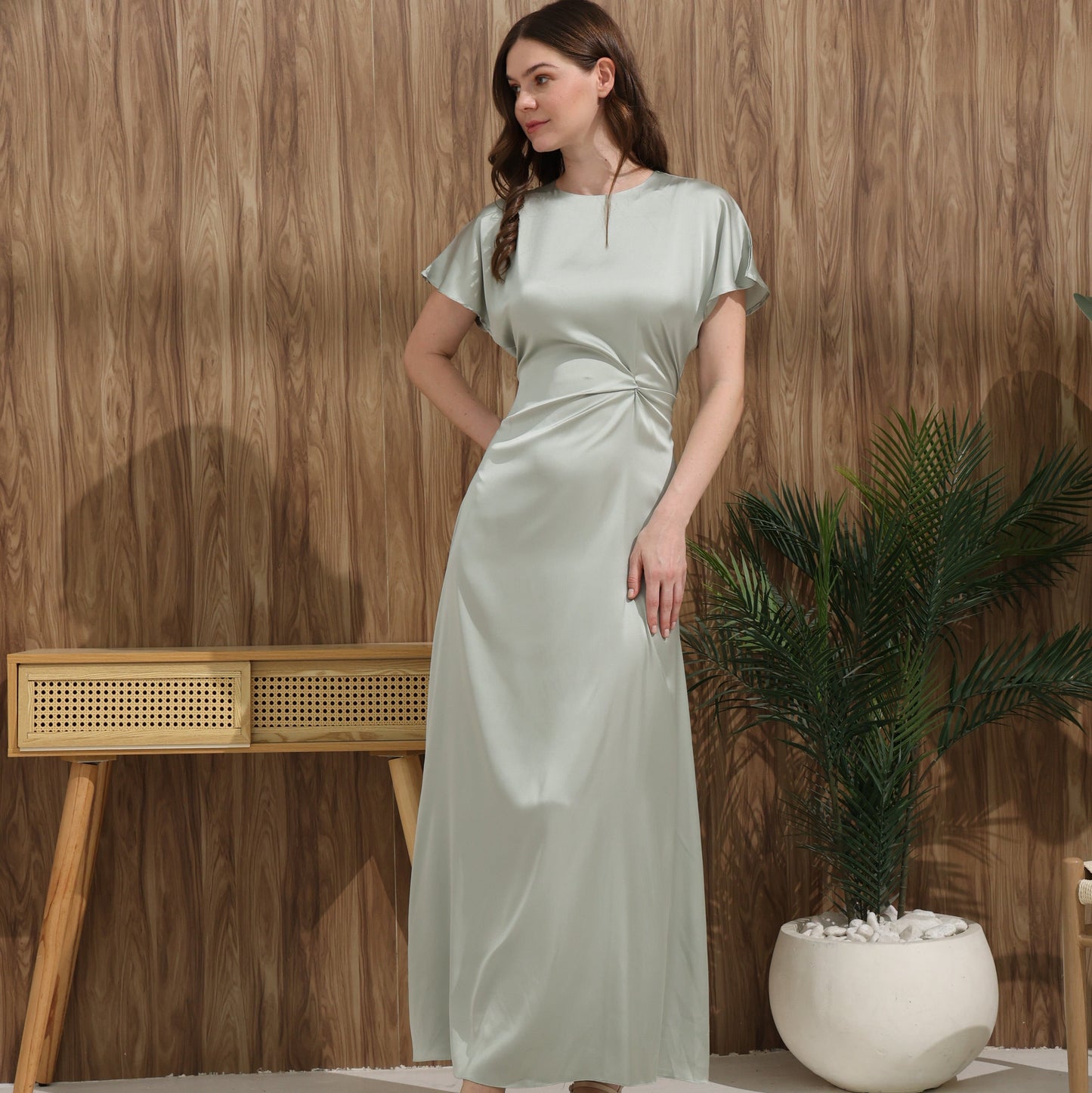 Star Dress | Pastel green