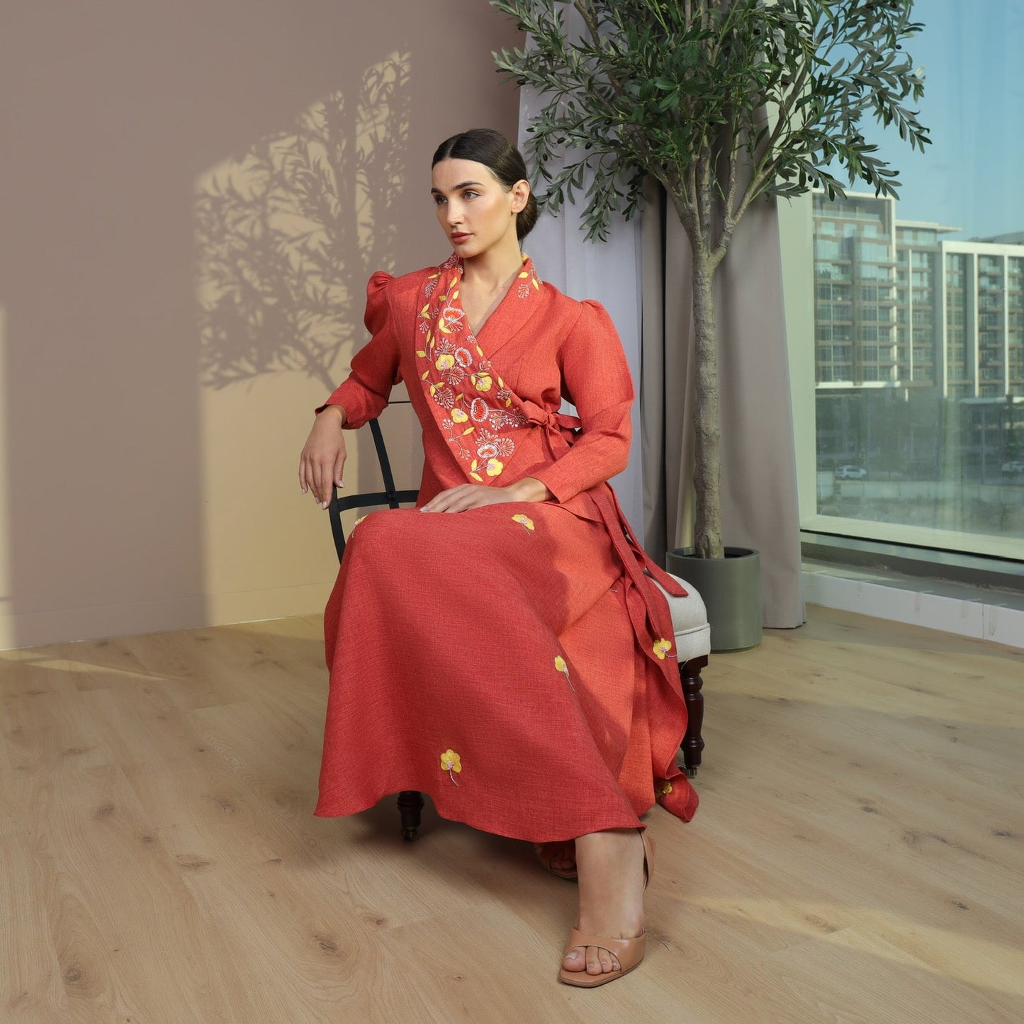 Liea Luxury Linen Skirt Set | طقم تنورة ليّا من اللينن الفاخ