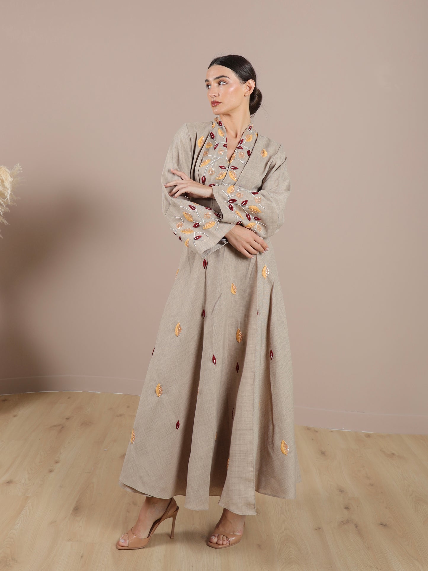 Kimono Linen Skirt Set | طقم تنورة كيمونو من اللينن