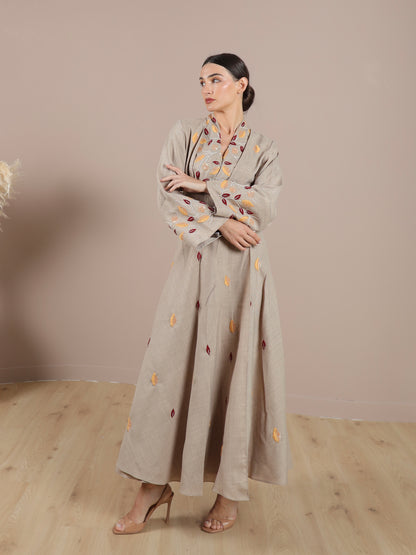 Kimono Linen Skirt Set | طقم تنورة كيمونو من اللينن