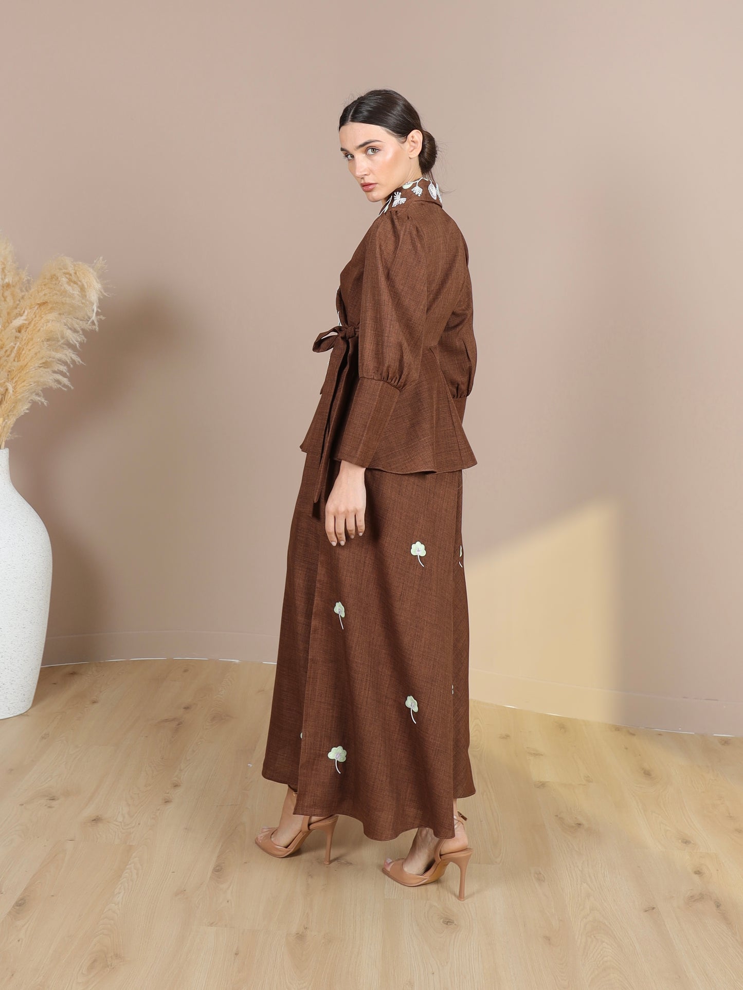 Liea Luxury Linen Skirt Set | طقم تنورة ليّا من اللينن الفاخر