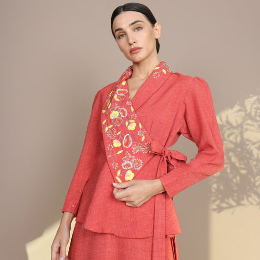 Liea Luxury Linen Skirt Set | طقم تنورة ليّا من اللينن الفاخ