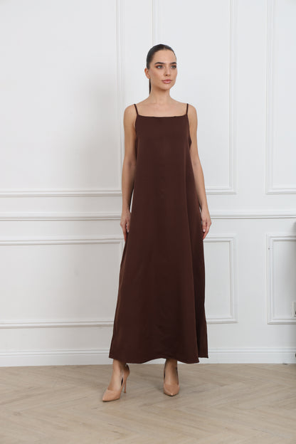 Linen Abaya Set ( 3 pieces )