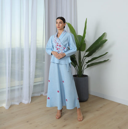 Liea Luxury Linen Skirt Set | طقم تنورة ليّا من اللينن الفاخر