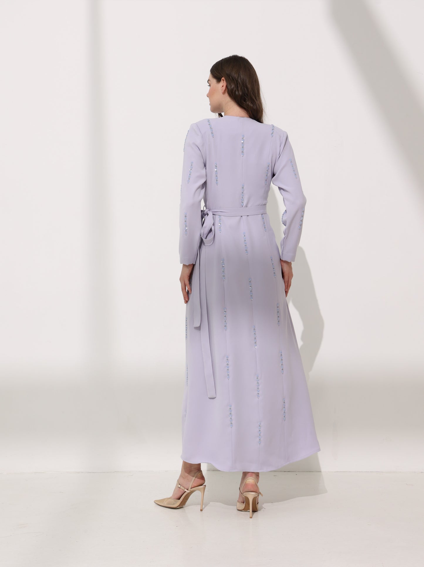 Lilac wrap dress