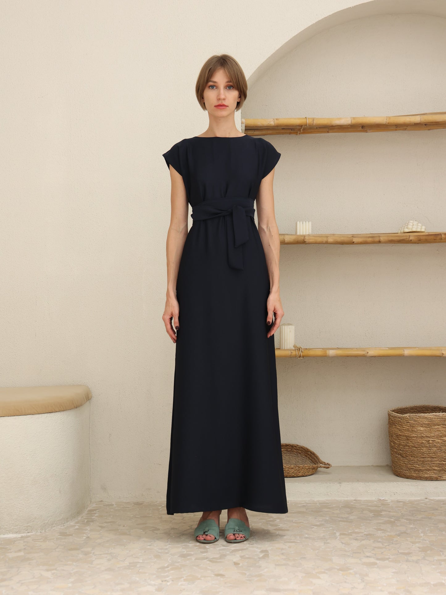 Ayla Dress | Navy Blue