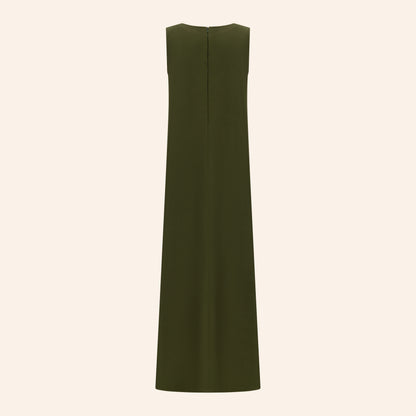 Classic dress | dark green