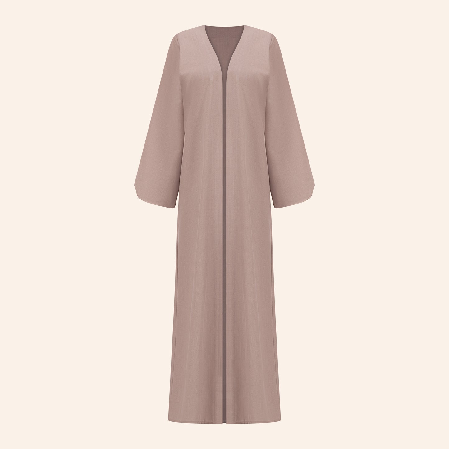 Linen Abaya | dust pink