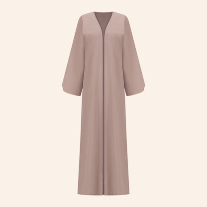 Linen Abaya | dust pink