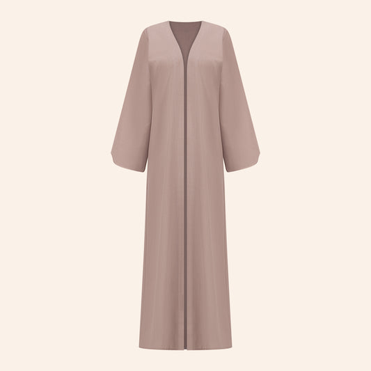Linen Abaya | dust pink