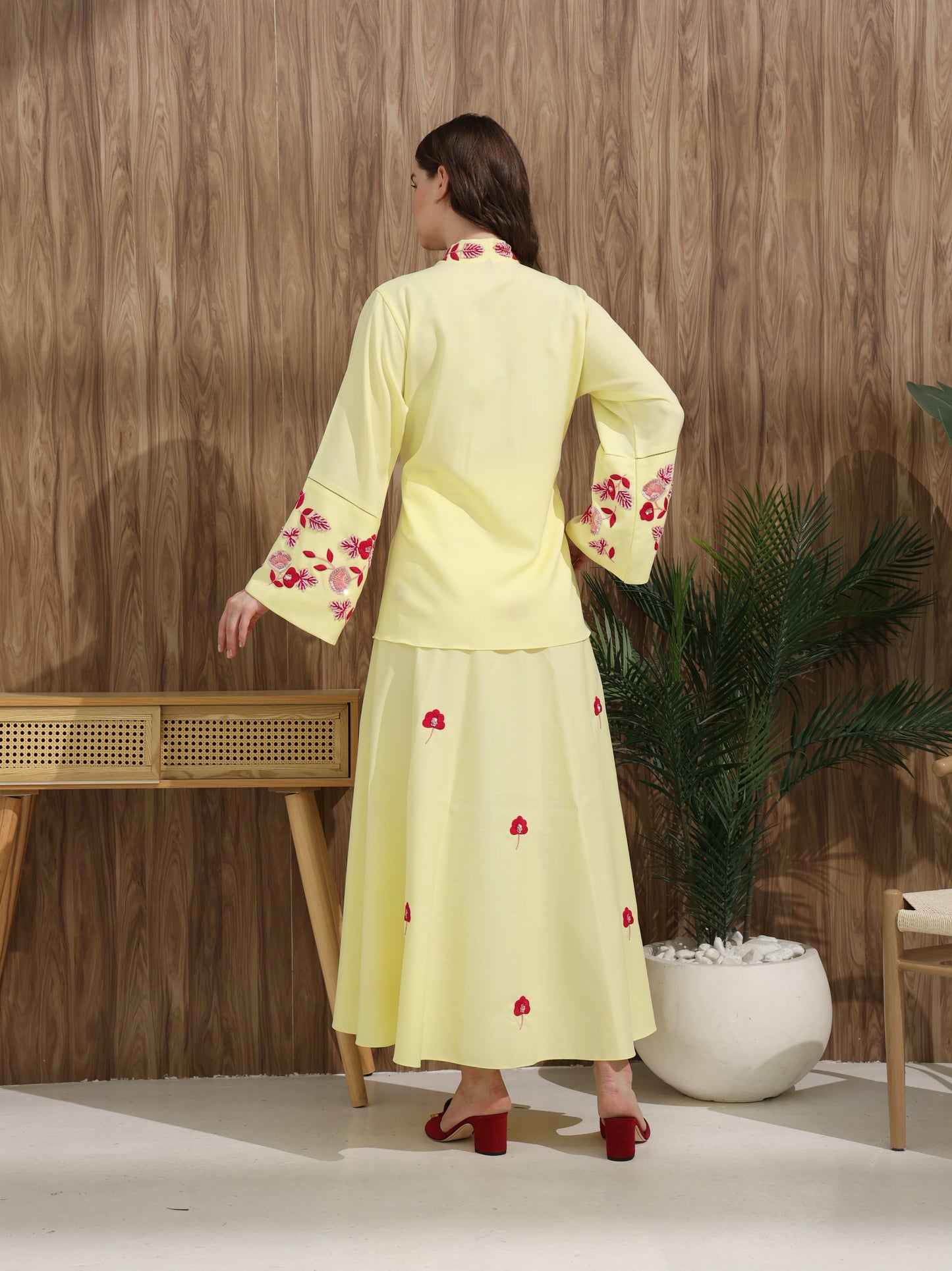 Kimono Set | طقم تنورة كيمونو