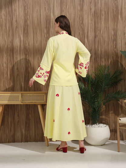 Kimono Set | طقم تنورة كيمونو