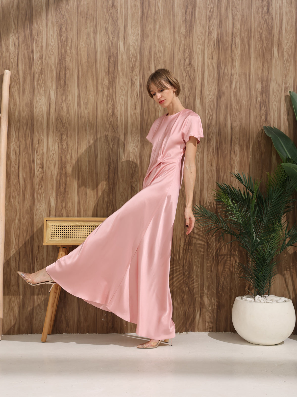 Star Dress |Baby Pink
