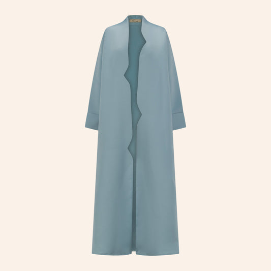 Waved abaya | Blue