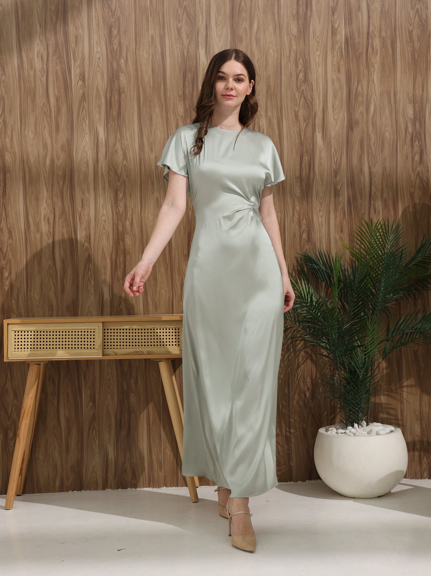 Star Dress | Pastel green