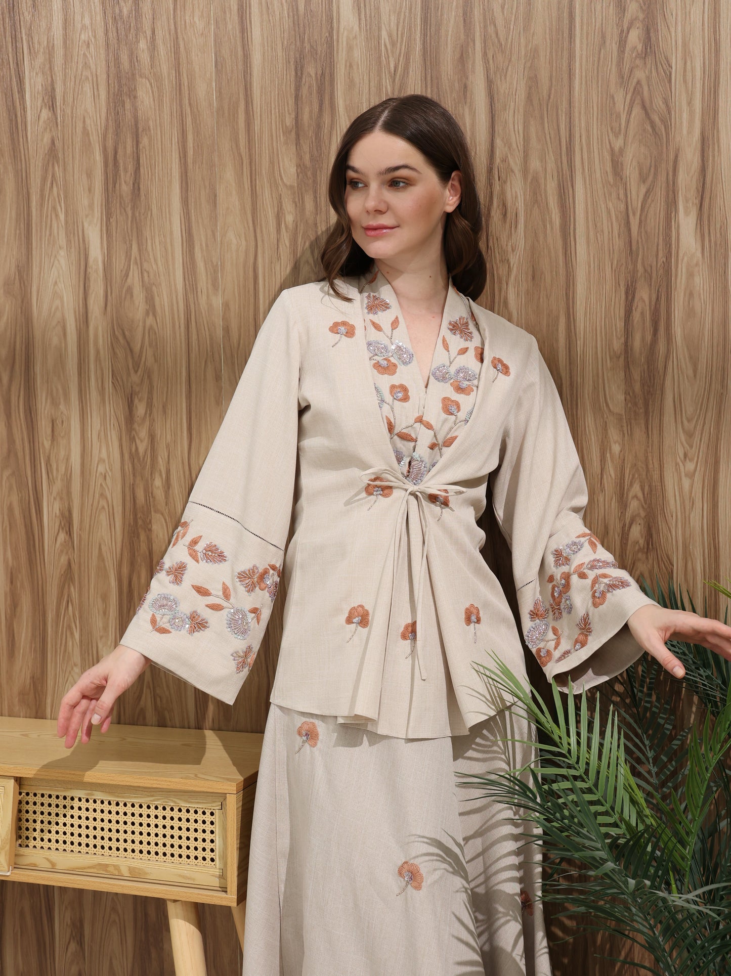Kimono Set | طقم تنورة كيمونو