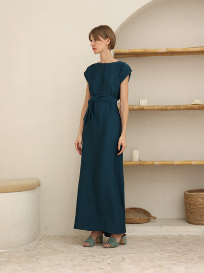 Ayla Dress | Ocean Blue
