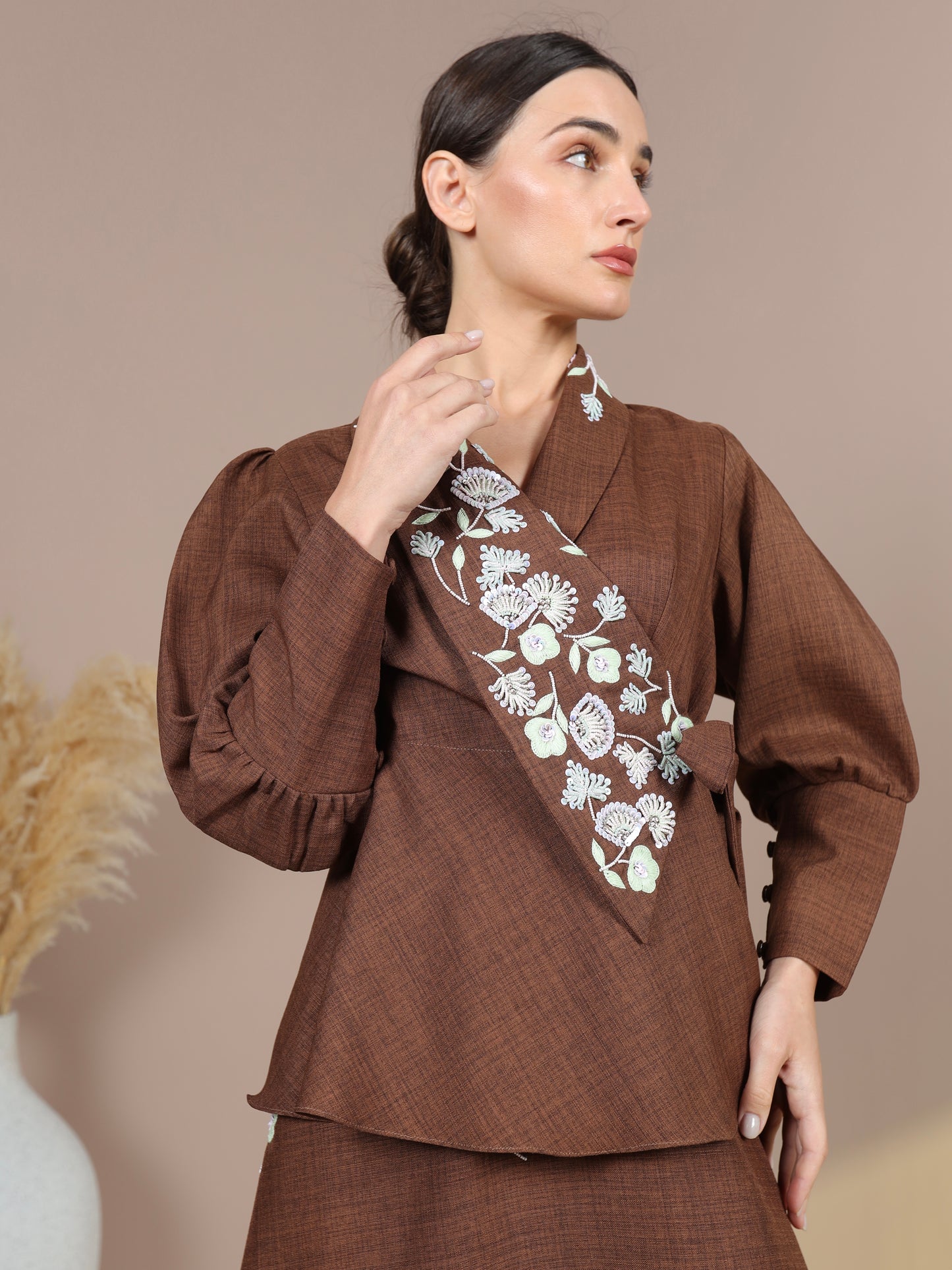 Liea Luxury Linen Skirt Set | طقم تنورة ليّا من اللينن الفاخر