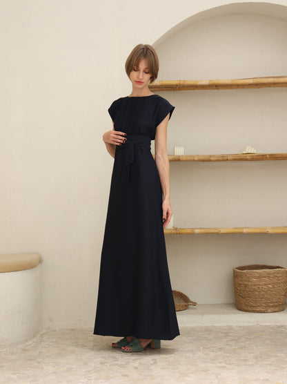 Ayla Dress | Navy Blue