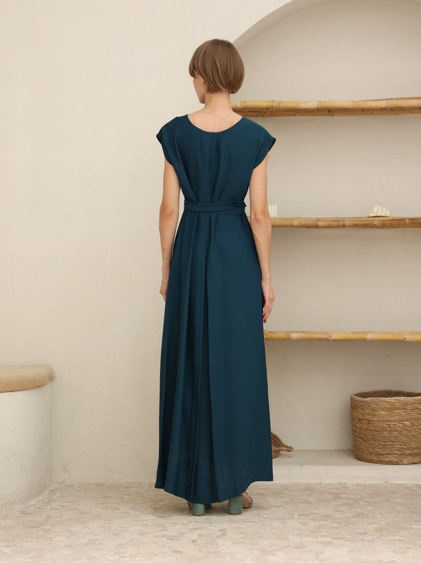 Ayla Dress | Ocean Blue