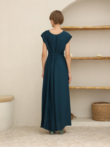 Ayla Dress | Ocean Blue