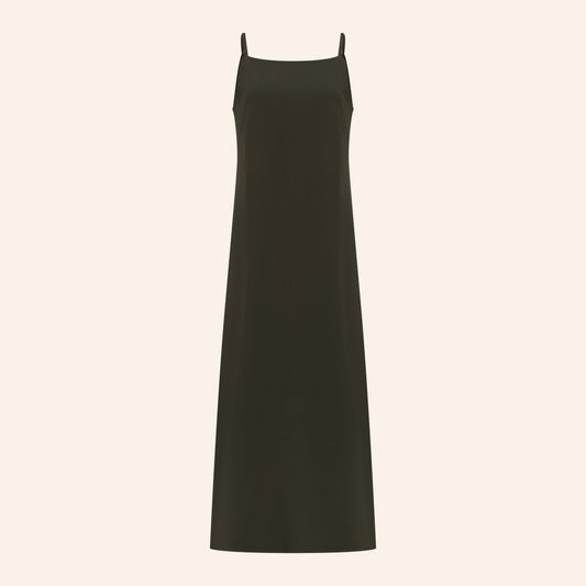 Classic dress | dark green