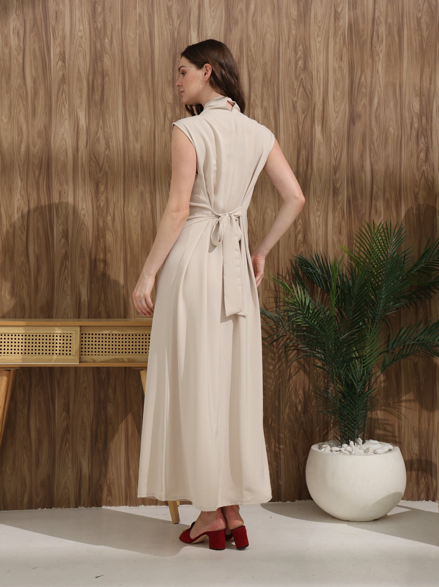 Curve dress | Beige