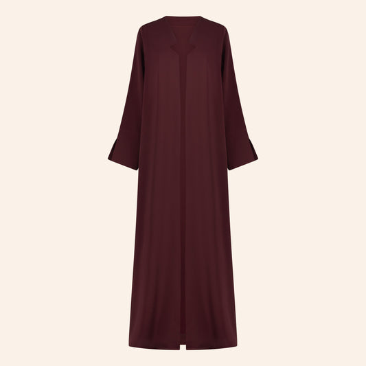 Maroon Abaya | عباية عنابيه
