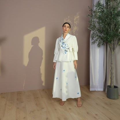 Liea Luxury Linen Skirt Set | طقم تنورة ليّا من اللينن الفاخر