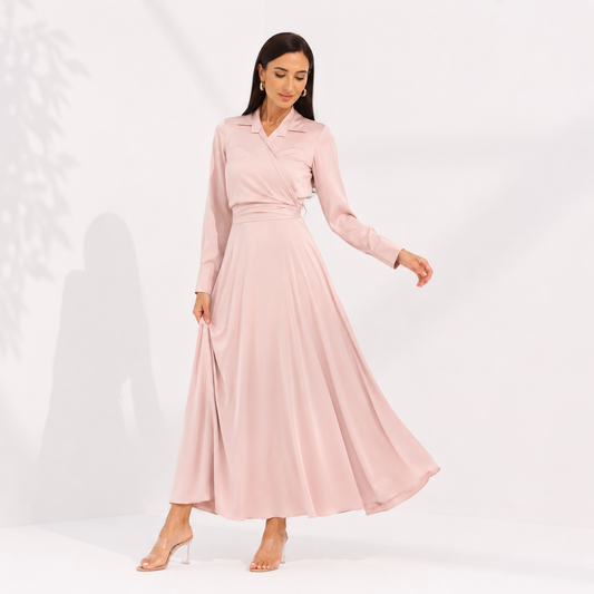 Soie Classic Skirt | Blush Pink